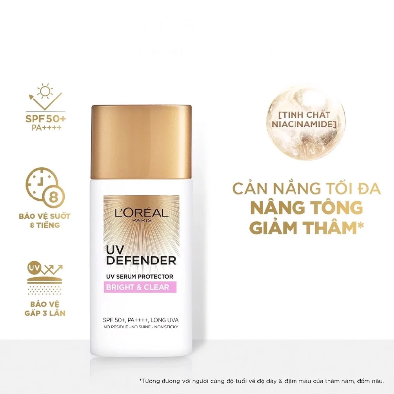 25392_kcn-bright-loreal-phu-photoroom-2_20241008101232-16.png Kem Chống Nắng Loreal Paris Nâng Tone Giảm Thâm Bright & Clear With Niacinamide SPF50+ PA++++ 50ml Loreal - 8994993014668