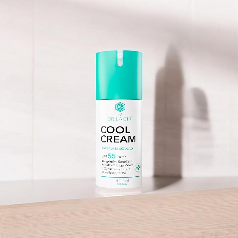 Bỏ sỉ kem Chống Nắng Dr Lacir Cool Cream Face Tuyết Sữa Gạo Dưỡng Trắng Da Ban Ngày 50g Bỏ sỉ kem Chống Nắng Dr Lacir Cool Cream Face Tuyết Sữa Gạo Dưỡng Trắng Da Ban Ngày 50g