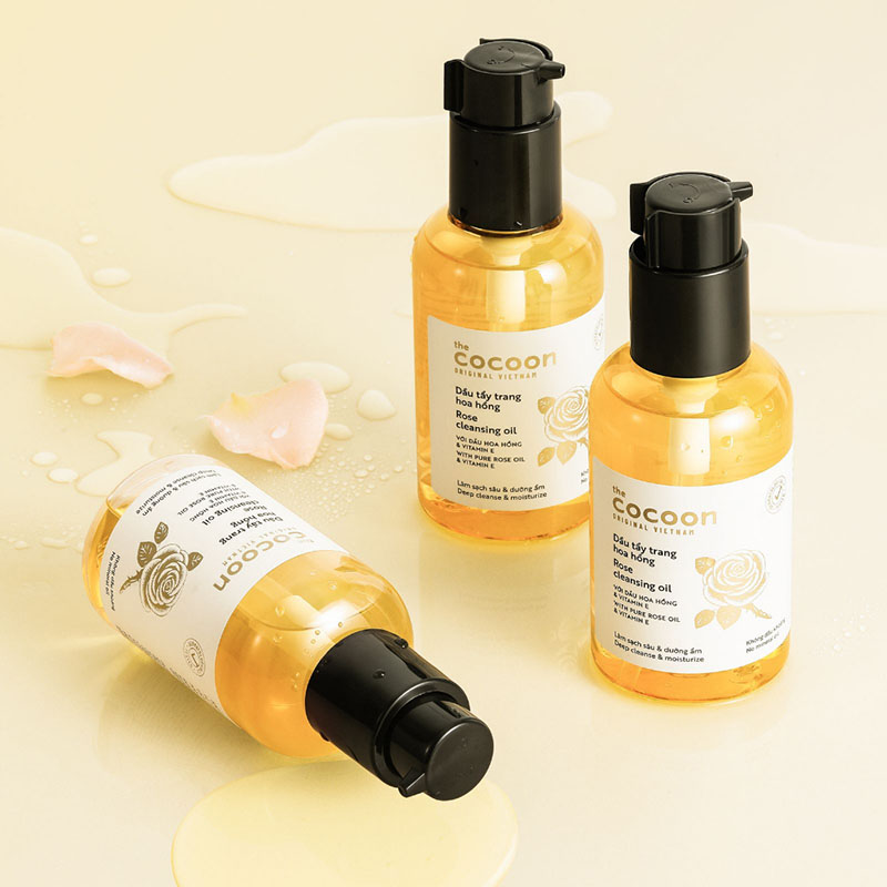 Chuyên sỉ dầu Tẩy Trang Hoa Hồng Cocoon 140ml Chuyên sỉ dầu Tẩy Trang Hoa Hồng Cocoon 140ml