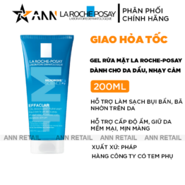 Gel Rửa Mặt La Roche-Posay - Dành Cho Da Dầu Nhạy Cảm 200ml - 3337872411083