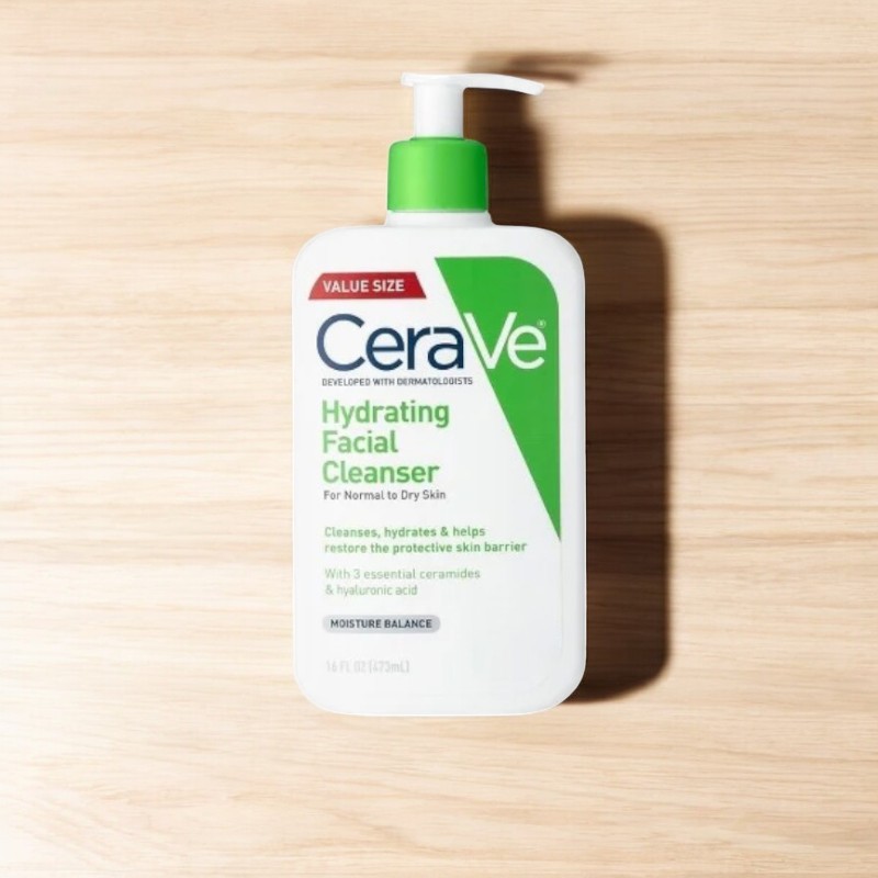 25556_xanh-nho-photoroom-6_20241104101349-2.jpg Sữa Rửa Mặt Cerave Hydrating Cleanser Xanh Lá Lớn 473ml - Dành Cho Da Thường Đến Da Khô - 3337875597333