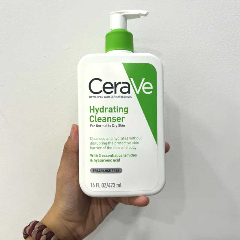 25556_xanh-nho-photoroom_20241104101350-2.png Sữa Rửa Mặt Cerave Hydrating Cleanser Xanh Lá Lớn 473ml - Dành Cho Da Thường Đến Da Khô - 3337875597333