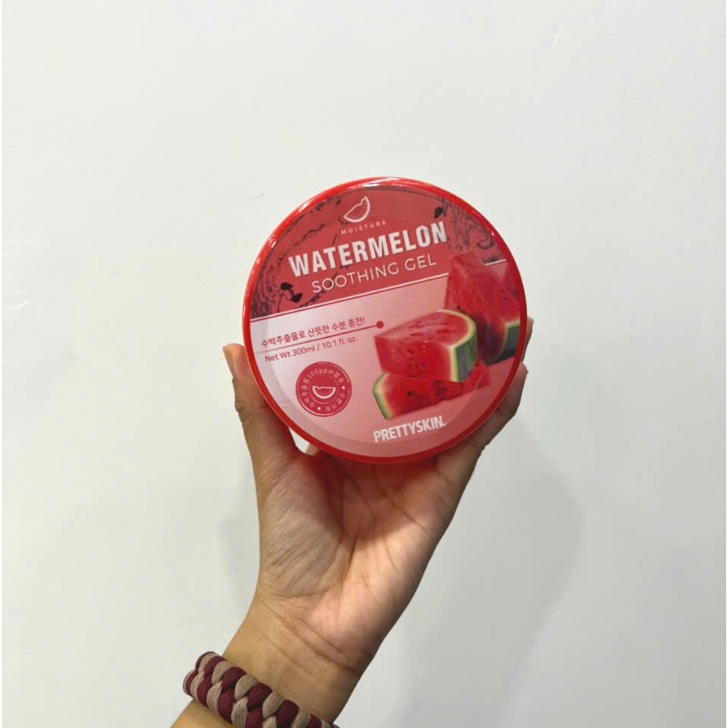 Phân phối gel Dưỡng Da Đa Năng Prettyskin Dưa Hấu Watermelon Soothing Gel 300ml Phân phối gel Dưỡng Da Đa Năng Prettyskin Dưa Hấu Watermelon Soothing Gel 300ml