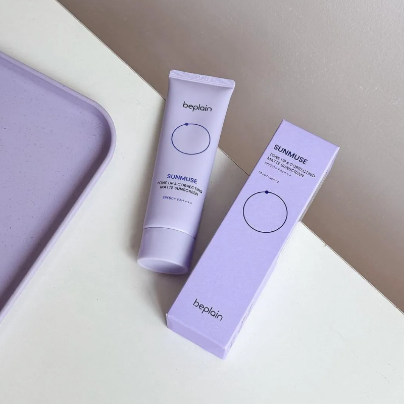 25623_bo-1-photoroom-4_20241105142511-2.png Kem Chống Nắng Beplain Sunmuse Tone Up Màu Tím Nhạt - Dành Cho Da Dầu 50ml - 8809623942764