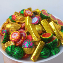 Hộp Socola Mix Bác Giác 250G Hộp Tết - KSTC3DHBG250