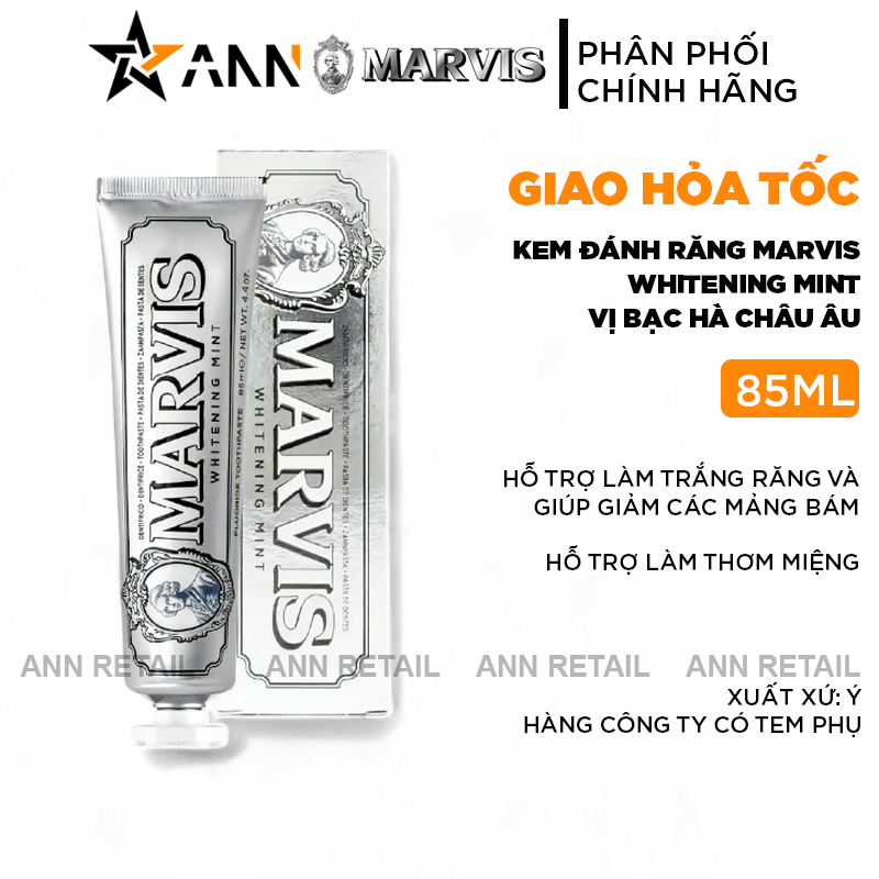 25638_1_20241106163510-3.png Kem Đánh Răng Marvis Whitening Mint Màu Bạc 85ml - 8004395111718