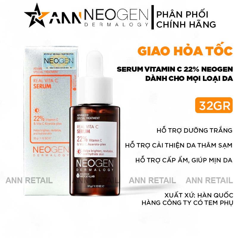 25639_1_20241106170804-3.png Serum Neogen Dermalogy Real Vitamin C 22% 32g Hỗ Trợ Dưỡng Sáng Da - 8809653247495
