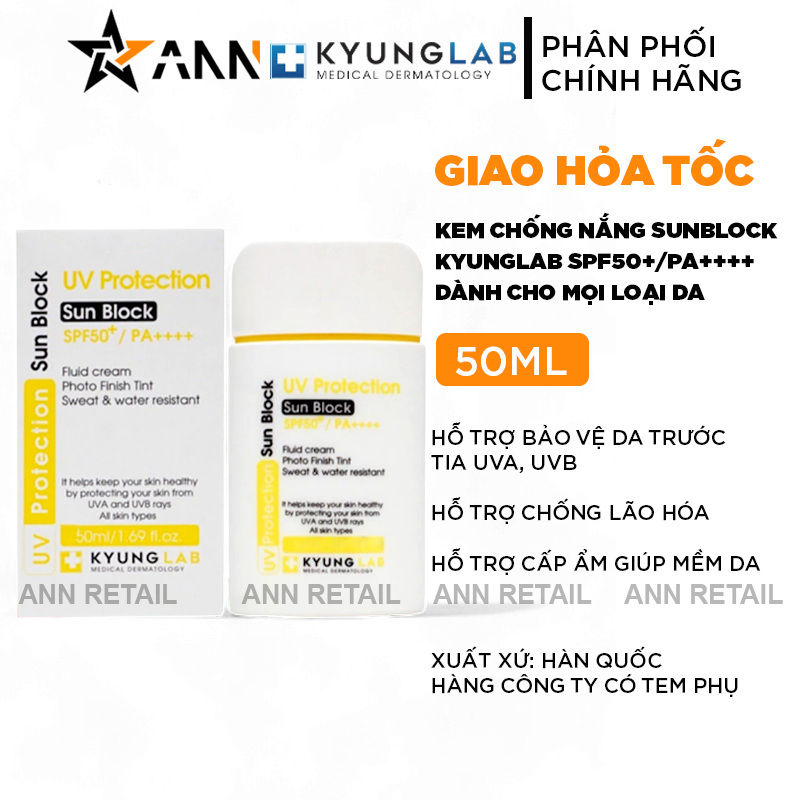 25664_sunblock_20241107170515-2.png Kem Chống Nắng Kyung Lab Sun Block SPF50+/PA++++ 50ml - 8809655282395