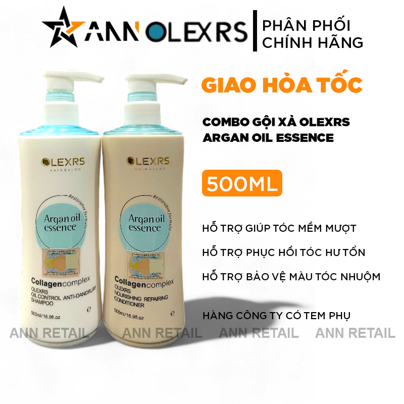 25700_1_20241111100605-1.png Combo Gội Xả Collagen Olexrs Argan Oil Essence Màu Xanh 500ml - Phiên Bản Mới 2024 - CGXCOMX