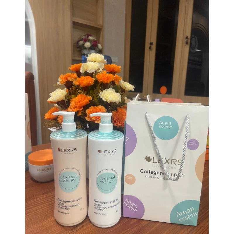 25700_phu-nee-photoroom_20241111100607-1.png Combo Gội Xả Collagen Olexrs Argan Oil Essence Màu Xanh 500ml - Phiên Bản Mới 2024 - CGXCOMX