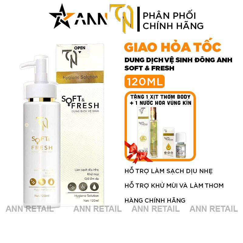 25715_sg-11134201-7reqn-m2gl86kwvvsmab_20250111094356-1.jpg Dung Dịch Vệ Sinh Collagen X3 TN Đông Anh Soft & Fresh Collagen X3 120ml - Tặng 1 Xịt Thơm Body + 1 Nước Hoa Vùng Kín - DDVSTN