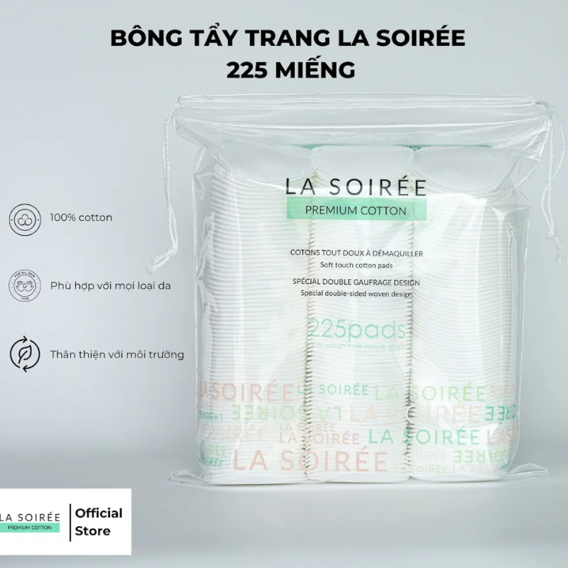 25726_btt-la-soiree-photoroom-4_20241112143550-1.png Bông Tẩy Trang La Soirée Mềm Mại 225 Miếng - 8938557020030