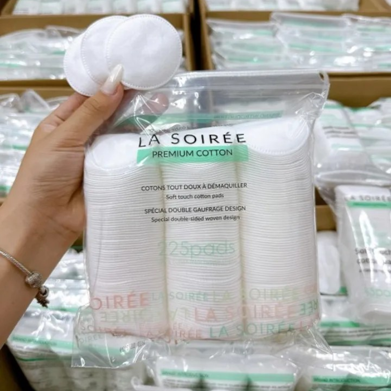 Nguồn sỉ bông Tẩy Trang La Soirée Mềm Mại 225 Miếng Nguồn sỉ bông Tẩy Trang La Soirée Mềm Mại 225 Miếng