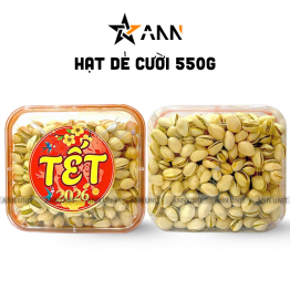 Hộp Hạt Dẻ Cười Hộp Vuông Tròn 500G Hộp Quà Tết 2026 - HDCHV500