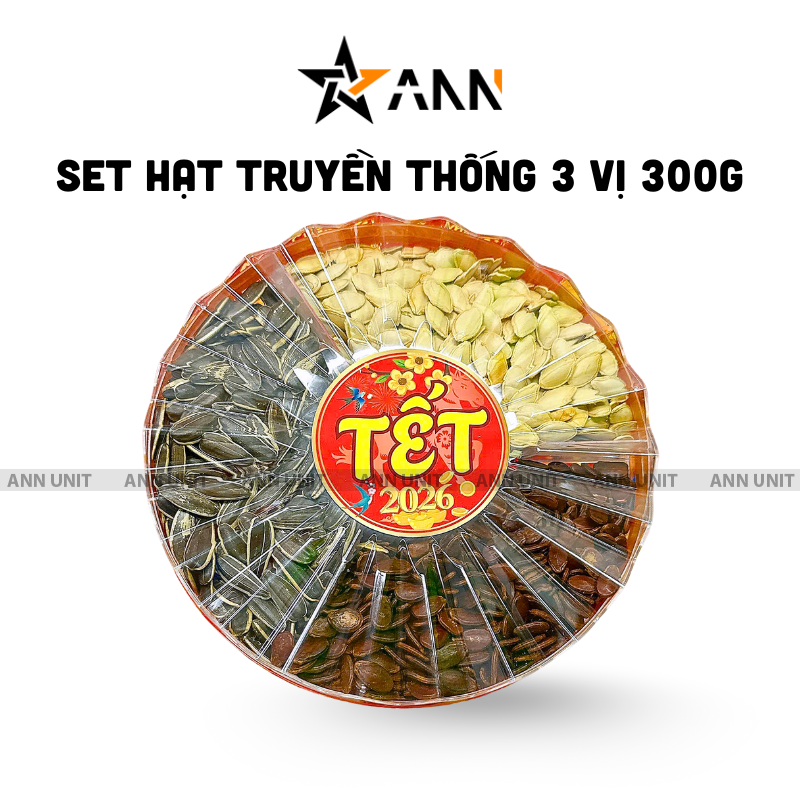 25766_55_20251031120306-1.png Set Hộp Mix Hạt 3 Vị (Hạt Dưa, Hạt Hướng Dương, Hạt Bí Trắng) Sun Khía 3 Ngăn 300G Hộp Tết - HTVHSK300