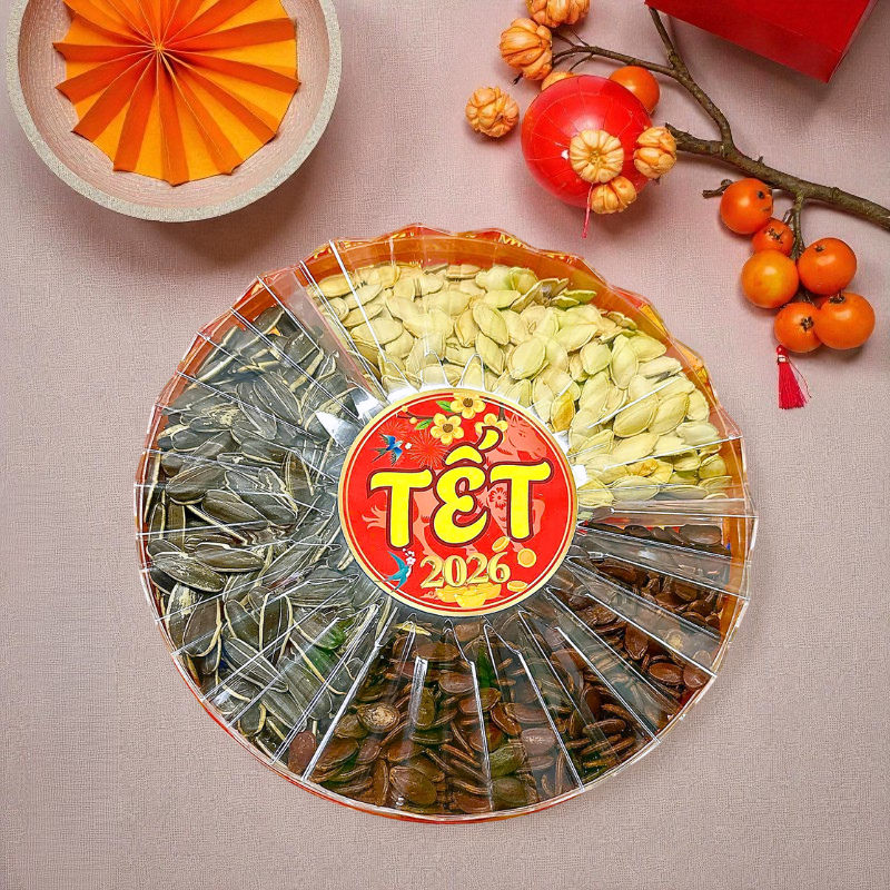 25766_56_20251031120309-1.png Set Hộp Mix Hạt 3 Vị (Hạt Dưa, Hạt Hướng Dương, Hạt Bí Trắng) Sun Khía 3 Ngăn 300G Hộp Tết - HTVHSK300