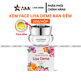 Kem Face Liya Deme Night Cream Dưỡng Da Ban Đêm Dành Cho Da Lão Hóa 20g - 4719855220544