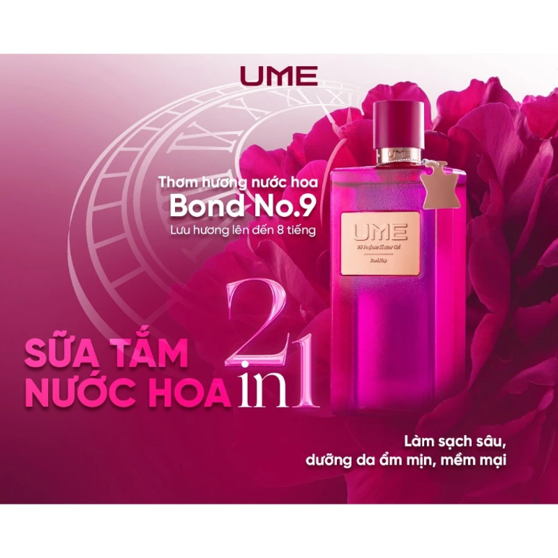Sữa Tắm Nước Hoa Ume Perfume Shower Gel Giúp Cấp Ẩm Trắng Da 250ml - Sữa Tắm Ngọc Trinh Sữa Tắm Nước Hoa Ume Perfume Shower Gel Giúp Cấp Ẩm Trắng Da 250ml - Sữa Tắm Ngọc Trinh