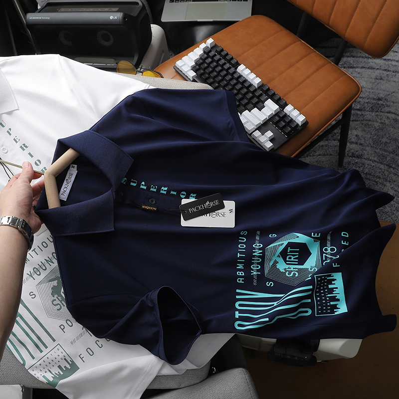 25801_z6058025269241-8608ff95b5fc6178b31f2516a25adffc_20241122144737-2.jpg Áo Thun Nam Cổ Bẻ Pack Horse In Chữ Stay 1978 Cao Cấp (Có Size 3x) - CS238