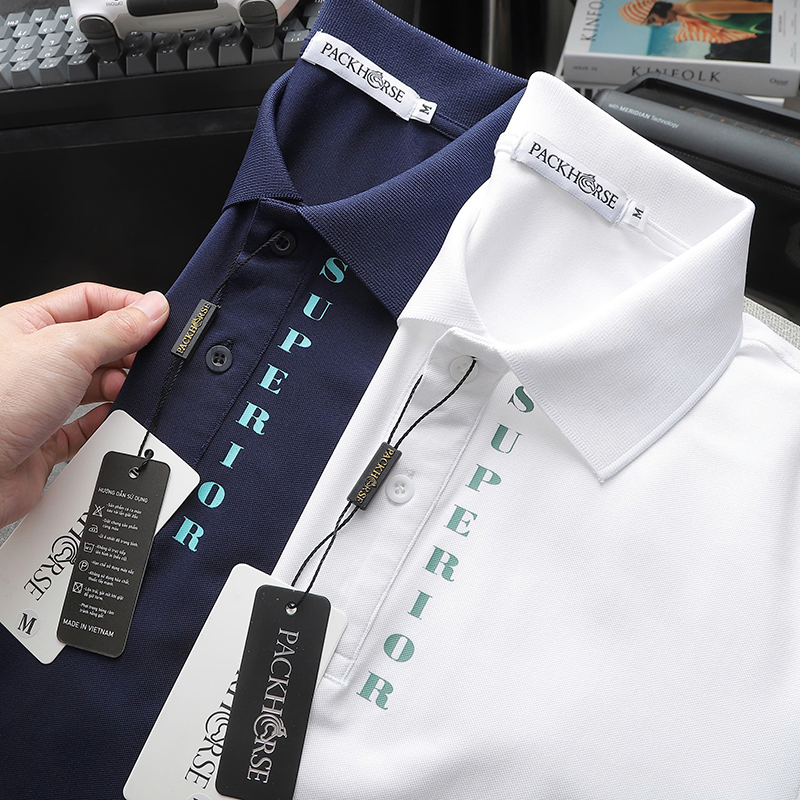 25801_z6058025269242-0ddb1793b65a8a257d897f8cf2bf116a_20241122144738-2.jpg Áo Thun Nam Cổ Bẻ Pack Horse In Chữ Stay 1978 Cao Cấp (Có Size 3x) - CS238