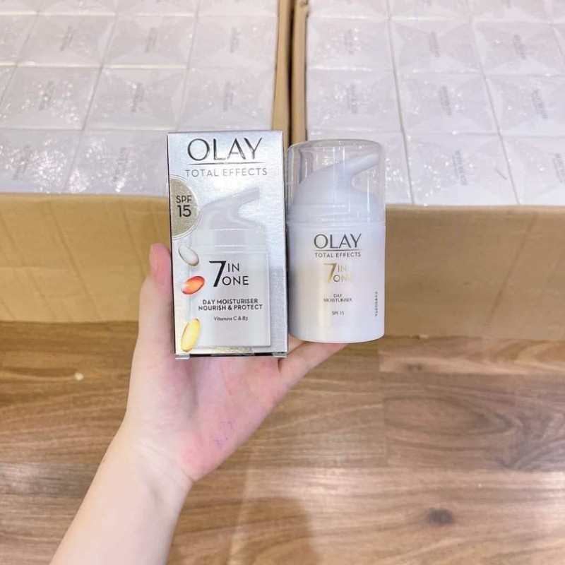 Chuyên sỉ kem Dưỡng Olay Total Effects 7 in 1 SPF15 Ban Ngày 50ml - Hàng Xách Tay Chuyên sỉ kem Dưỡng Olay Total Effects 7 in 1 SPF15 Ban Ngày 50ml - Hàng Xách Tay