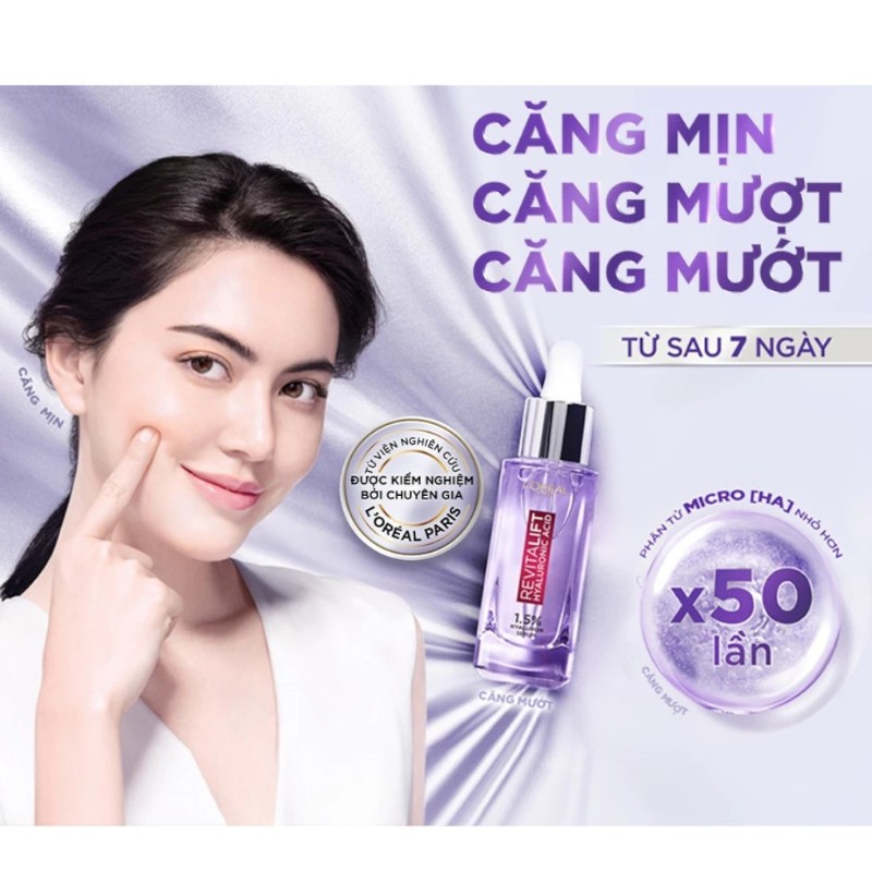 25811_serum-loreal-tim-phu-photoroom_20241123114515-3.jpg Serum Loreal Paris Revitalift Hyaluronic Acid 1.5% Hyaluron Cấp Ẩm Sáng Da 30ml - 6923700966701