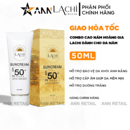 Kem Chống Nắng Lachi Cheese SPF 50+ Royal Sunscreen 50ml - Phiên Bản Mới - KCNLACHI