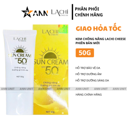 Kem Chống Nắng Lachi Cheese SPF 50+ Royal Sunscreen 50ml - Phiên Bản Mới - KCNLACHI