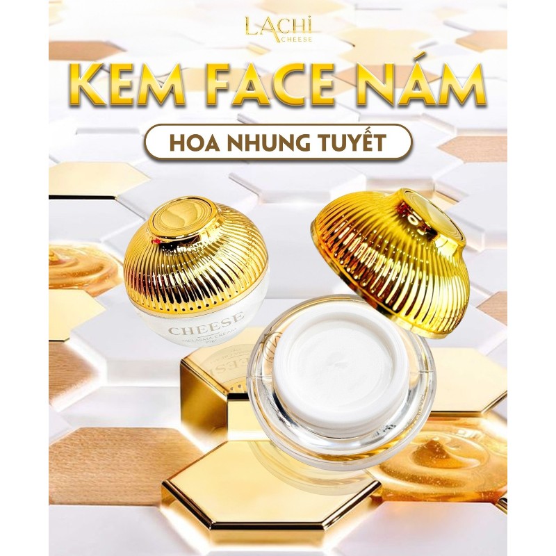 Bỏ sỉ combo Kem Face Giảm Nám Trắng Da Lachi Cheese (Kem Face Nám 20g + Kem Face Ban Đêm 24H 10g) NT Cosmetics Bỏ sỉ combo Kem Face Giảm Nám Trắng Da Lachi Cheese (Kem Face Nám 20g + Kem Face Ban Đêm 24H 10g) NT Cosmetics