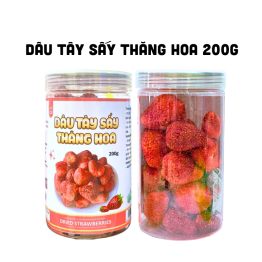 Dâu Tây Sấy Thăng Hoa Thơm Ngon 200g hộp - 8936208936877