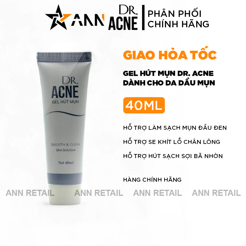 25842_1_20241129150455-1.png Gel Lột Mụn Đầu Đen Dr.Acne Smooth & Clean 40ml - 8936106220443