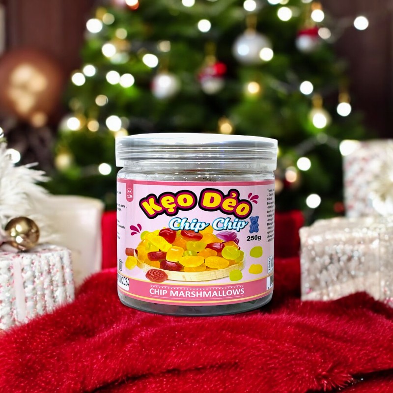 25845_z6084218817308-dcc4e5207abe1f63eeff7c333cb88b50-photoroom-1_20241130164726-1.jpg Kẹo Dẻo Chip Chip Thơm Ngon 250g - 8936208930400