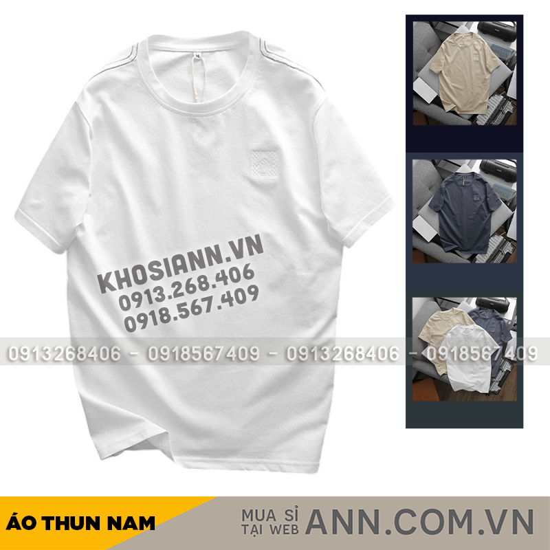 25857_khung-bia-quan-ao-he-thong_20241210170704-1.png Áo Thun Cổ Tròn Nam Thêu Logo Trước Ngực (Có Size 3x) - AB527