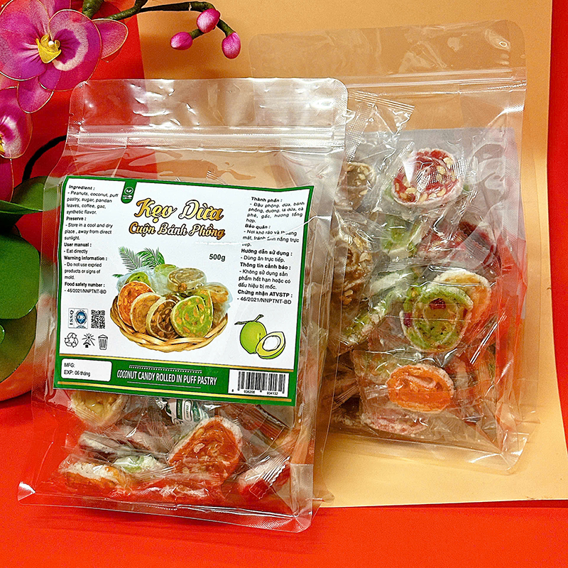 25875_z6125813337501-26c3fa74f197d555d2c7193895869639_20241214151017-1.jpg Kẹo Dừa Cuộn Bánh Phồng Thơm Ngon Túi Zip 500g - KDCNP500