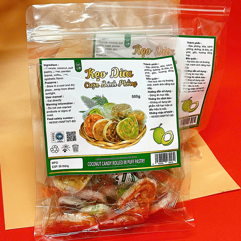 25875_z6125813343818-7cd94c73a9b4c44de5a1db51f6fe2bac_20241214151018-4.jpg Kẹo Dừa Cuộn Bánh Tráng Mix 7 Vị Thơm Ngon - Túi Zip 500g - KDCNP500