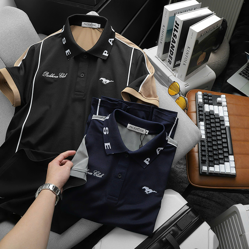 25882_z6123476587180-bc637740080e23d096523f0145c814f6_20241214173830-2.jpg Áo Thun Polo Nam Thêu Logo Con Ngựa & Chữ Packhorse Club (Có Size 3XL) - AB528