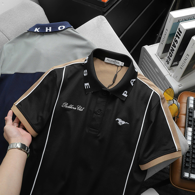25882_z6123476636347-b6effb45c6313d30d1766c34523515a8_20241214173832-2.jpg Áo Thun Polo Nam Thêu Logo Con Ngựa & Chữ Packhorse Club (Có Size 3XL) - AB528