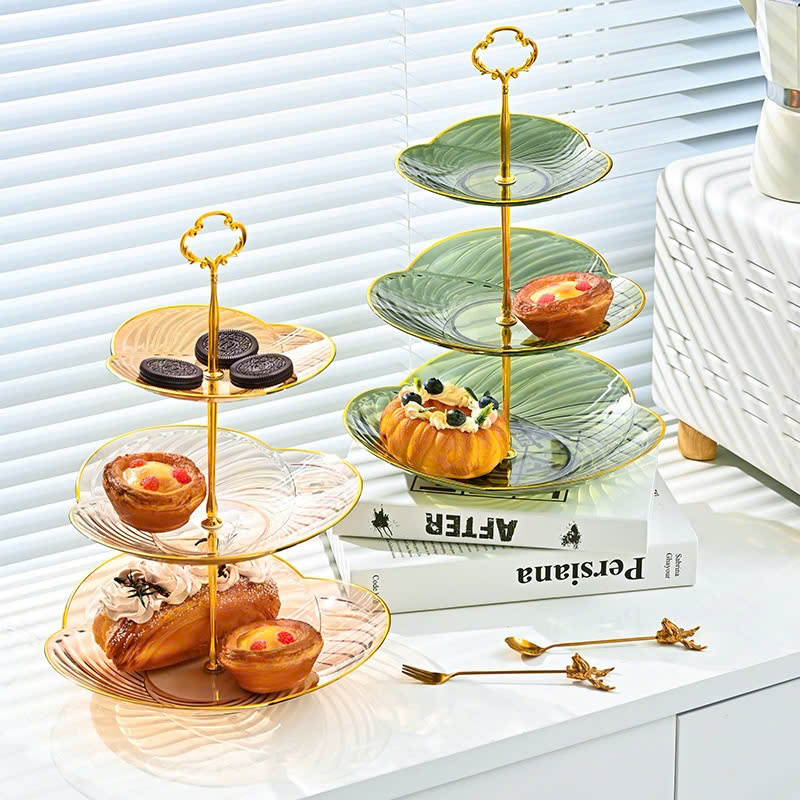 Khay Mứt Nhựa Mạ Vàng 3 Tầng Trong Suốt - Khay Đựng Mứt Tết Bánh Kẹo 35,5x26cm Khay Mứt Nhựa Mạ Vàng 3 Tầng Trong Suốt - Khay Đựng Mứt Tết Bánh Kẹo 35,5x26cm