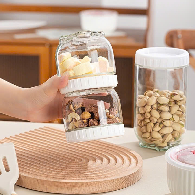 Nguồn sỉ set 3 Hũ Thủy Tinh Đựng Thực Phẩm - Lọ Thủy Tinh Đựng Đồ Khô 400 - 570- 1000ml Nguồn sỉ set 3 Hũ Thủy Tinh Đựng Thực Phẩm - Lọ Thủy Tinh Đựng Đồ Khô 400 - 570- 1000ml