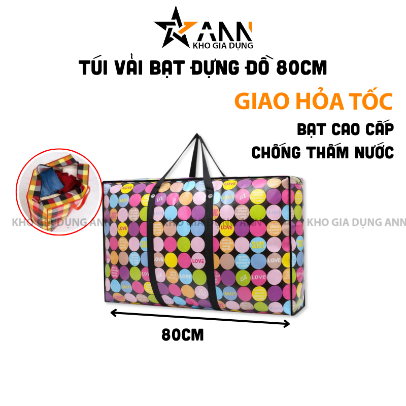 25962_304_20250320114107.png Túi Vải Bạt Đựng Đồ - Túi Dựng Chăn Màn Quần Áo Chống Nước Siêu Bền 80cm - TVBDD