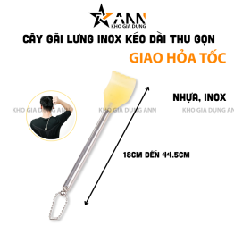 Cây Gãi Lưng Inox Kéo Dài Thu Gọn Đều Được Từ 18 Đến 44.5cm - CGL01