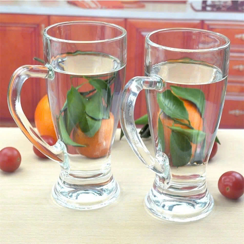 Bộ 2 Ly Bia Thuỷ Tinh Có Tay Cầm - Ly Thủy Tinh Cao Cấp 400ml Bộ 2 Ly Bia Thuỷ Tinh Có Tay Cầm - Ly Thủy Tinh Cao Cấp 400ml