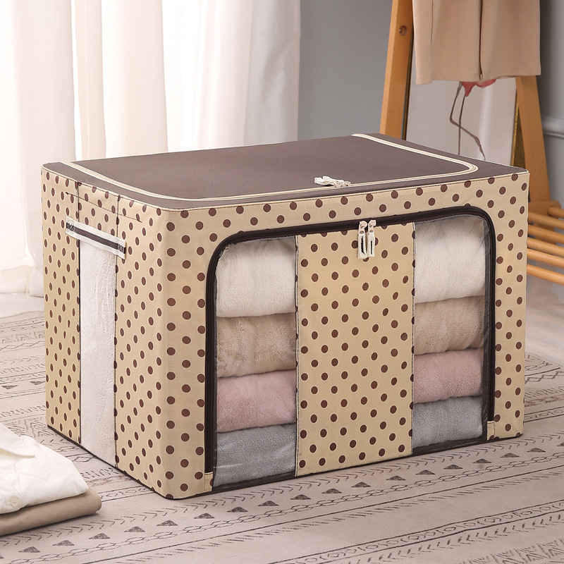 Nguồn sỉ hộp Vải Chống Thấm Khung Sắt Đựng Quần Áo - Khung Đựng Đồ Cao Cấp 50x40x33cm Nguồn sỉ hộp Vải Chống Thấm Khung Sắt Đựng Quần Áo - Khung Đựng Đồ Cao Cấp 50x40x33cm