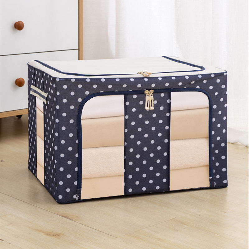 26066_o1cn01ql4yop1itx9ljydfb-2672500895-0-cib_20250124142120-2.jpg Hộp Vải Chống Thấm Khung Sắt Đựng Quần Áo - Khung Đựng Đồ Cao Cấp 50x40x33cm - HVDD01