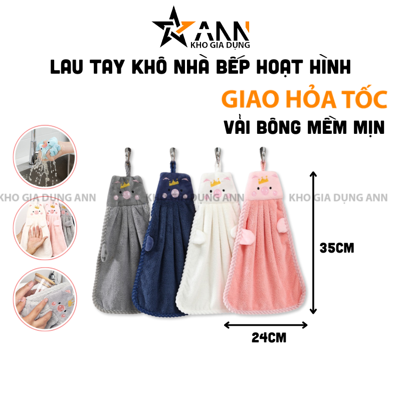 26074_401_20250320120927-2.png Khăn Lau Tay Hoạt Hình Vải Bông Mềm Mại - Khăn Siêu Mịn Thấm Nước Tốt 35x24cm - KLT03