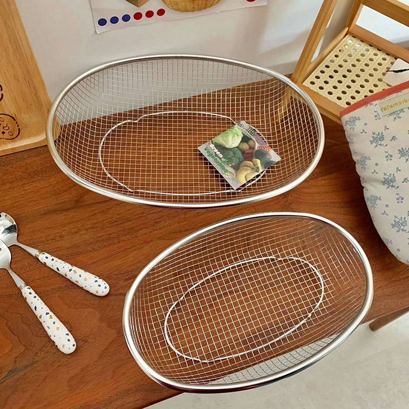26081_o1cn01h0bfjp2mcrspebds8-2211255749848-0-cib_20250204090139-2.jpg Rổ Lưới Bầu Dục To - Rổ Lưới Inox Rửa Đựng Hoa Quả 31x22.5x7cm - RL01