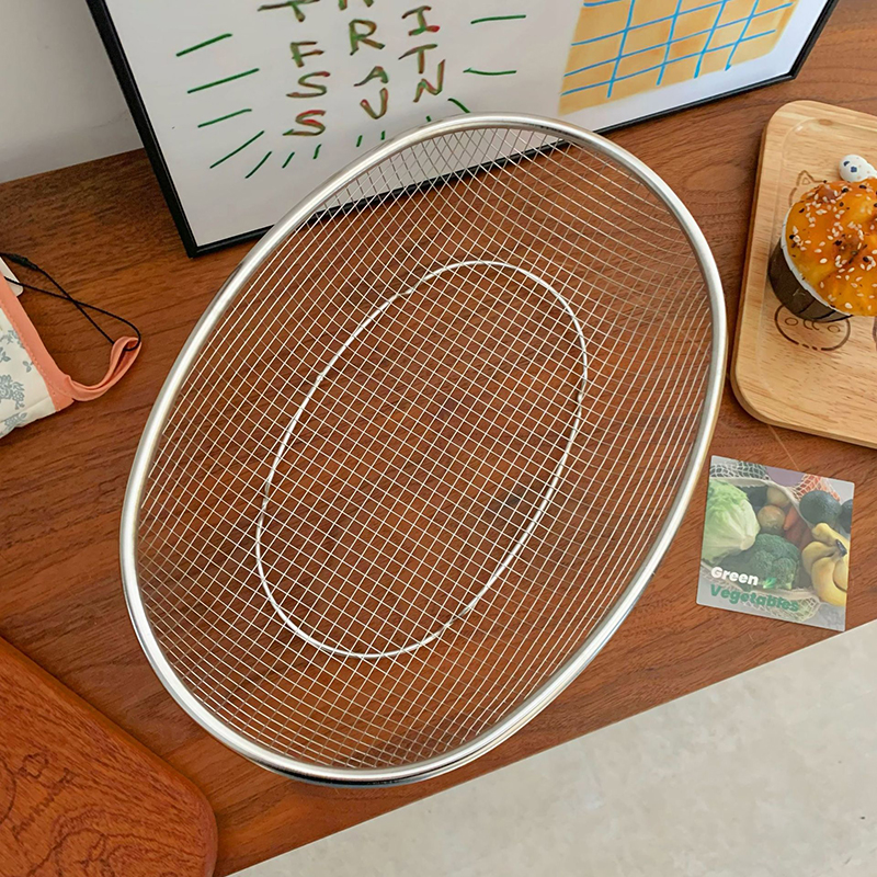 26081_o1cn01jfhl7z2mcrspwuzmh-2211255749848-0-cib_20250204090140-2.jpg Rổ Lưới Bầu Dục To - Rổ Lưới Inox Rửa Đựng Hoa Quả 31x22.5x7cm - RL01