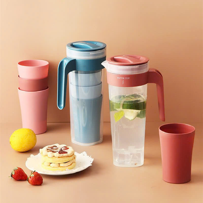 26101_z6251674929156-c1f1ca46573e699c08ed519e1404fa56_20250206182653-2.jpg Bình Nước 1L Kèm 4 Ly Tiện Lợi - Bình Nước Bằng Nhựa Cao Cấp - BNK4L01