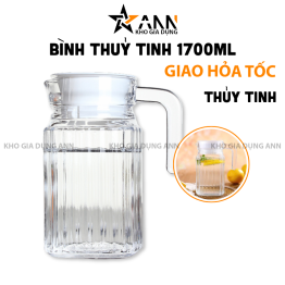 Bình Nước Thuỷ Tinh - Bình Rót Nước Cao Cấp 1700ml - BNTT03