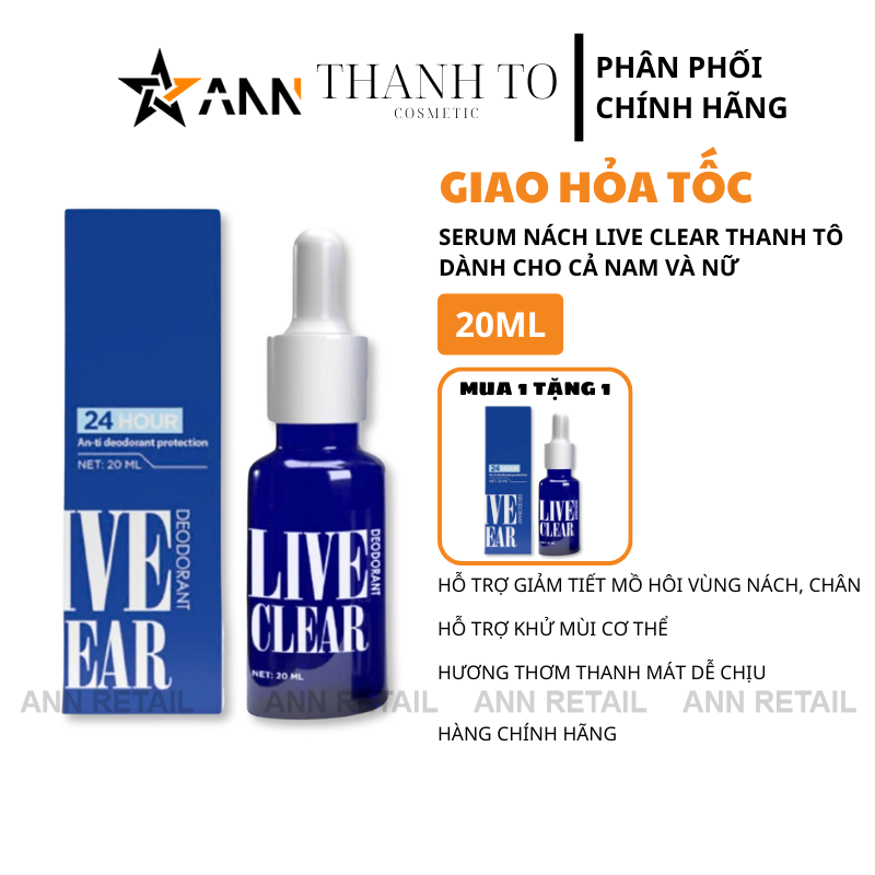 26104_22_20250319180253-1.png Serum Khử Hôi Nách, Hôi Chân, Ngăn Tiết Mồ Hôi Dành Cho Cả Nam Và Nữ 20ml Live Clear Thanh Tô - Mua 1 Tặng 1 - LIVECLEAR